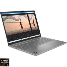 Laptop Lenovo 16'' IdeaPad Slim 5 16AKP10, 2.8K OLED 120Hz, Procesor AMD Ryzen™ AI 5 340 (16M Cache, up to 4.80 GHz), 16GB DDR5, 1TB SSD, AMD Radeon 840M, No OS, Luna Grey