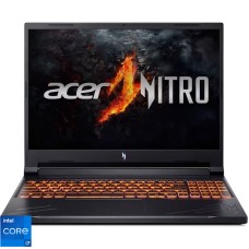 Laptop Acer Gaming 16'' Nitro V16 ANV16-71, WUXGA IPS 165Hz, Procesor Intel® Core™ i7 14650HX (30M Cache, up to 5.20 GHz), 16GB DDR5, 1TB SSD, GeForce RTX 4060 8GB, No OS, Obsidian Black