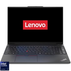 Laptop Lenovo 16'' ThinkPad E16 Gen 2, WUXGA IPS, Procesor Intel® Core™ Ultra 7 155H (24M Cache, up to 4.80 GHz), 16GB DDR5, 1TB SSD, Intel Integrated Graphics, No OS, Graphite Black
