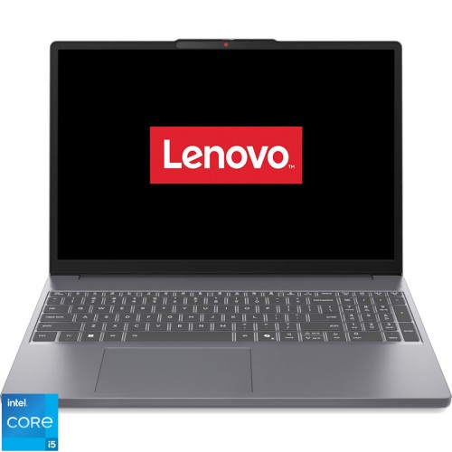 Laptop Lenovo 15.3'' IdeaPad Slim 3 15IRH10, WUXGA IPS, Procesor Intel® Core™ i5-13420H (12M Cache, up to 4.60 GHz), 16GB DDR5, 512GB SSD, Intel UHD, No OS, Luna Grey