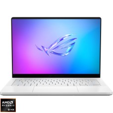 Laptop ASUS Gaming 14'' ROG Zephyrus G14 GA403WW, 3K OLED 120Hz, Procesor AMD Ryzen™ AI 9 HX 370 (24M Cache, up to 5.10 GHz), 64GB LPDDR5X, 2TB SSD, GeForce RTX 5080 16GB, No OS, Platinum White