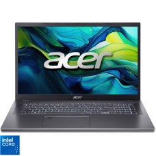 Laptop Acer 17.3'' Aspire 17 A17-51M, FHD IPS, Procesor Intel® Core™ 7 150U (12M Cache, up to 5.40 GHz), 16GB LPDDR5, 512GB SSD, Intel Graphics, No OS, Steel Gray