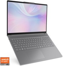 Laptop Lenovo 16'' IdeaPad Slim 5 16AHP10, WUXGA IPS, Procesor AMD Ryzen™ 7 8845HS (16M Cache, up to 5.10 GHz), 16GB DDR5, 1TB SSD, AMD Radeon 780M, No OS, Luna Grey