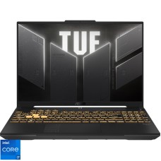 Laptop ASUS Gaming 16'' TUF F16 FX607JV, FHD+ 165Hz, Procesor Intel® Core™ i7-13650HX (24M Cache, up to 4.90 GHz), 16GB DDR5, 1TB SSD, GeForce RTX 4060 8GB, No OS, Mecha Gray