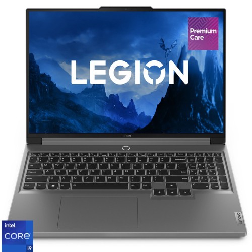 Laptop Lenovo Gaming 16'' Legion 5 16IRX9, WQXGA IPS 165Hz G-Sync, Procesor Intel® Core™ i9 14900HX (36M Cache, up to 5.80 GHz), 32GB DDR5, 1TB SSD, GeForce RTX 4060 8GB, No OS, Luna Grey, 3Yr Onsite Premium Care