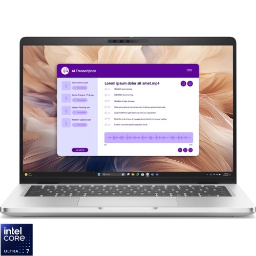 Laptop DELL 14'' Pro 14 Plus PB14250, FHD+, Procesor Intel® Core™ Ultra 7 268V (12M Cache, up to 5.00 GHz), 32GB LPDDR5X, 512GB SSD, Intel Arc 140V, Win 11 Pro, 3Y ProSupport