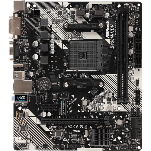 Placa de baza ASRock B450M-HDV R4.0