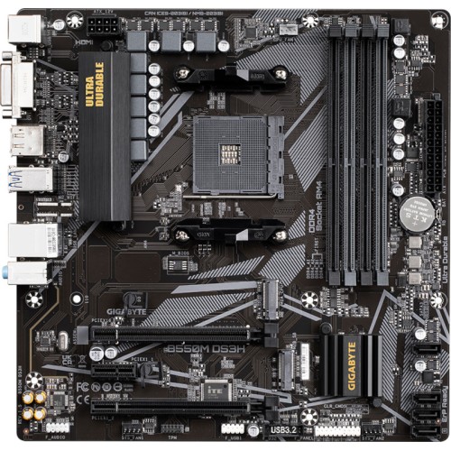 Placa de baza GIGABYTE B550M DS3H