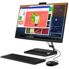 All-In-One PC Lenovo IdeaCentre 3 24ALC6, 23.8 inch FHD IPS, Procesor AMD Ryzen 5 7430U 2.3GHz, 16GB RAM, 512GB SSD, Radeon Graphics, Camera Web, no OS
