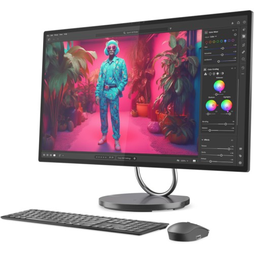 All-In-One PC Lenovo Yoga AIO 32ILL10, 31.5 inch UHD IPS, Procesor Intel® Core™ Ultra 7 256V 4.8GHz Meteor Lake, 16GB RAM, 1TB SSD, Arc 140V, Camera Web, Windows 11 Home