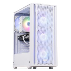 PC Gaming BALAUR Epic MaxPlus Alb, Intel i5-12400F 2.5GHz, 16GB DDR4, 1TB SSD, RTX 4060 8GB GDDR6, Iluminare RGB