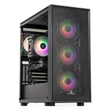 PC Gaming BALAUR Legendar Plus, AMD Ryzen 5 7600 3.8GHz, 32GB DDR5, 1TB SSD, RX 9060 XT 8GB GDDR6, Iluminare RGB