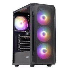 PC Gaming ZMEU Plus, AMD Ryzen 5 3400G 3.7GHz, 16GB DDR4, 1TB SSD, iluminare RGB
