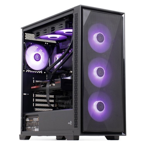 PC Gaming BALAUR PRO Comic Con Edition, AMD Ryzen 7 5700X3D 3.0GHz, 32GB DDR4, 1TB SSD, RX 7600 8GB GDDR6, Iluminare RGB