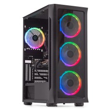 PC Gaming ZMEU Legendar Pro, AMD Ryzen 5 5500 3.6GHz, 16GB DDR4, 1TB SSD, RX 6600 8GB GDDR6