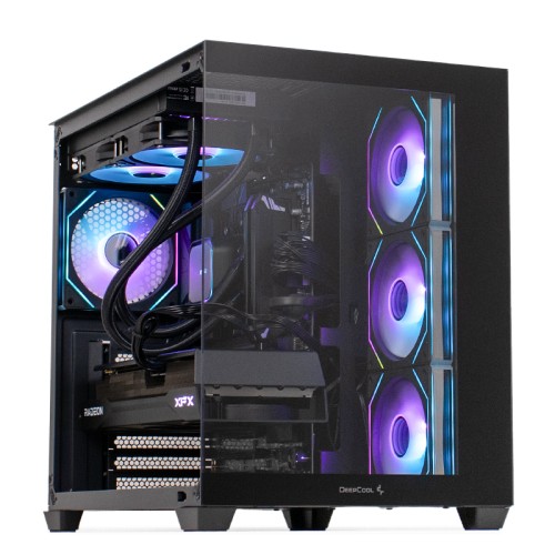 PC Gaming DRAGON Epic Hyper v5, AMD Ryzen 5 7600X 4.7GHz, 32GB DDR5, 2TB SSD, RX 9070 XT 16GB DDR6, Iluminare RGB