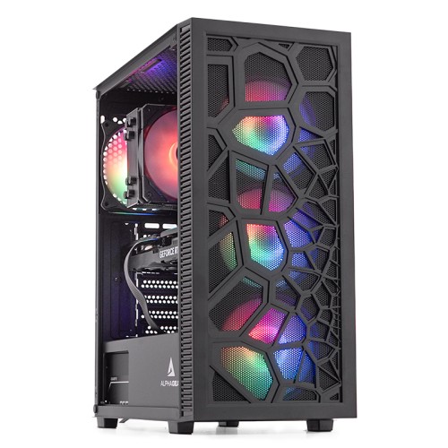 PC Gaming ZMEU Comic Con Edition, AMD Ryzen 5 5600 3.5GHz, 32GB DDR4, 1TB SSD, RTX 4060 8GB GDDR6, Iluminare RGB