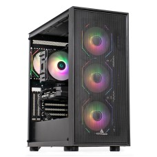 PC Gaming BALAUR Epic Ultra, Intel i5-14400F 2.5GHz, 32GB DDR5, 1TB SSD, RTX 5060 8GB GDDR7, Iluminare RGB