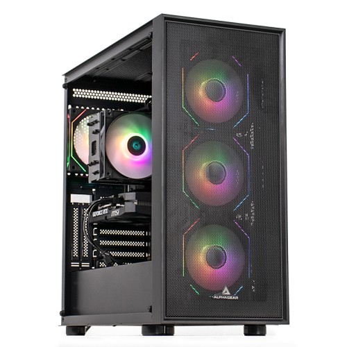 PC Gaming BALAUR Epic Ultra, Intel i5-14400F 2.5GHz, 32GB DDR5, 1TB SSD, RTX 5060 8GB GDDR7, Iluminare RGB