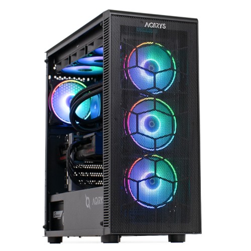 PC Gaming GREUCEANU Epic powered by AMD, AMD Ryzen 7 7800X3D 4.2GHz, 32GB DDR5, 2TB SSD, RX 9070 16GB GDDR6, Iluminare RGB, Windows 11 Home preinstalat (Game Ready)