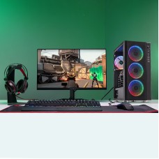 PC Gaming ZMEU Battle Pack (include PC Gaming , Monitor Gaming, Mouse, Tastatura, Casti, Mouse pad)