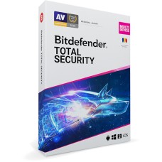 Antivirus Bitdefender Total Security Multi-Device, 3 Dispozitive, 1 An, Licenta noua, Retail