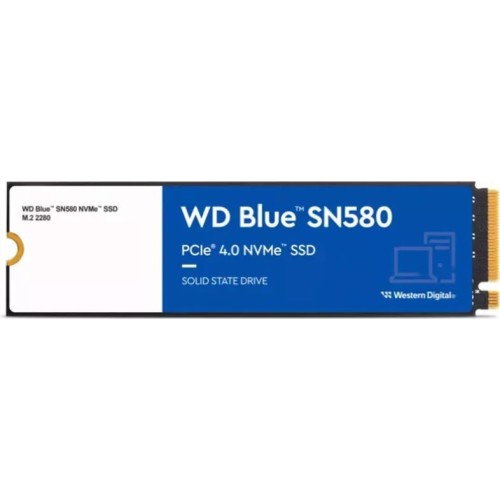 SSD WD Blue SN580 2TB PCI Express 4.0 x4 M.2 2280