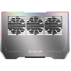 Stand/Cooler notebook Tellur Shade, 17.3 inch, 3 ventilatoare, Silver