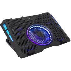 Stand/Cooler notebook White Shark AURORA, max. 17.3 inch, black, ventilatoare 5, iluminare LED