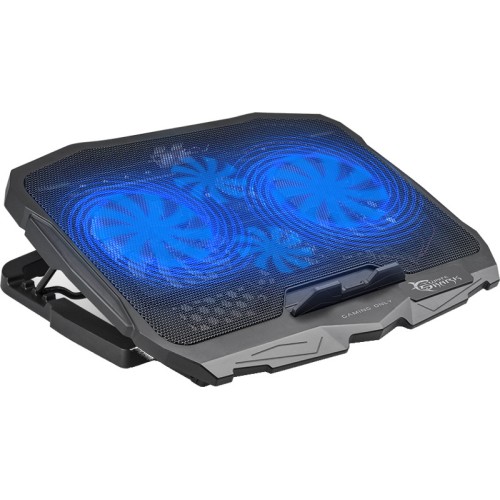 Stand/Cooler notebook White Shark ICE WARRIOR, 15.6 max 17.3 inch, ventilatoare 2x 125 mm, 2x 70 mm, Blue LED fan