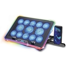 Stand/Cooler notebook Spirit of Gamer AIRBLADE 1300 RGB, pana la 17.3 inch, racire cu 13 ventilatoare, iluminare LED Blue
