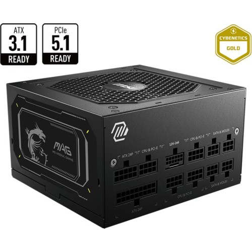 Sursa MSI MAG A750GL PCIE5 II, 80+ Gold, 750W