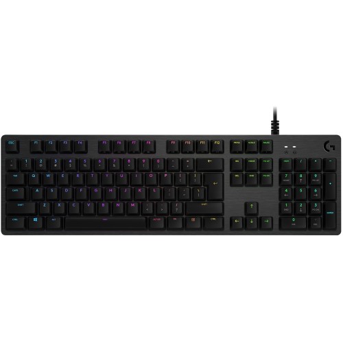 Tastatura Gaming Logitech G512 Carbon RGB GX Blue Switch Mecanica