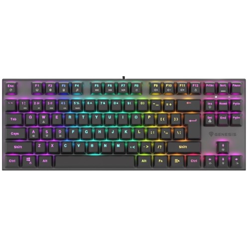 Tastatura Gaming Genesis THOR 303 TKL RGB Outemu Peach Silent Switch Mecanica