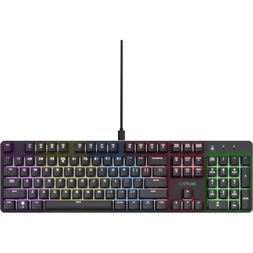 Tastatura Gaming Trust GXT 871 Zora RGB Huano Switch Mecanica Black