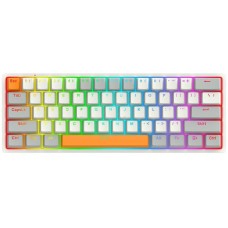 Tastatura Gaming Redragon Akali Grey RGB Red Switch Mecanica
