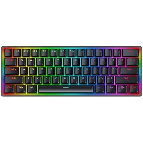Tastatura Gaming Redragon Akali Black RGB Red Switch Mecanica