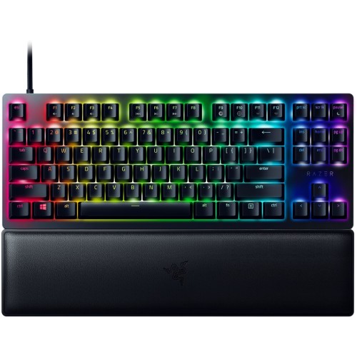 Tastatura Gaming Razer Huntsman V2 Black TKL Razer Clicky Optical Purple Switch Mecanica