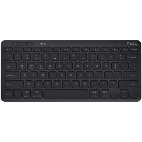 Tastatura Trust Lyra Wireless & Bluetooth Black