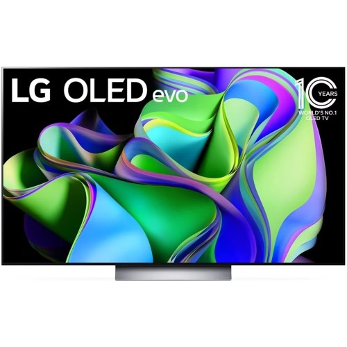 Televizor LED LG Smart TV OLED55C31LA Seria C3 evo 139cm gri-negru 4K UHD HDR