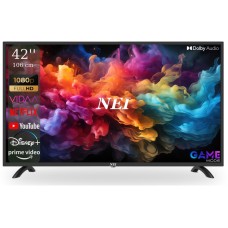 Televizor LED Nei Smart TV 42NE5900H Seria NE5900H 106cm negru Full HD, Suport de perete inclus