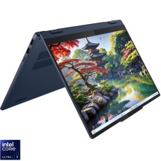 Ultrabook Lenovo 14'' IdeaPad 5 2-in-1 14IAL10, WUXGA IPS Touch, Procesor Intel® Core™ Ultra 7 255U (12M Cache, up to 5.20 GHz), 16GB LPDDR5X, 512GB SSD, Intel Graphics, No OS, Cosmic Blue