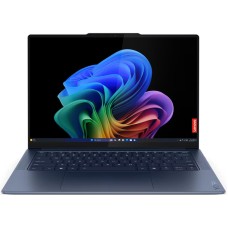 Ultrabook Lenovo 14.5'' Yoga Slim 7 14Q8X9, 3K OLED 90Hz Touch, Procesor Qualcomm Snapdragon X Elite X1E-78-100, 32GB LPDDR5X, 1TB SSD,  Qualcomm Adreno, Win 11 Pro (on ARM), Cosmic Blue
