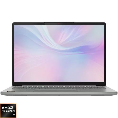 Ultrabook Lenovo 14'' IdeaPad Slim 5 14AKP10, WUXGA OLED, Procesor AMD Ryzen™ Al 7 350 (16M Cache, up to 5.00 GHz), 32GB DDR5, 1TB SSD, AMD Radeon 860M, No OS, Luna Grey