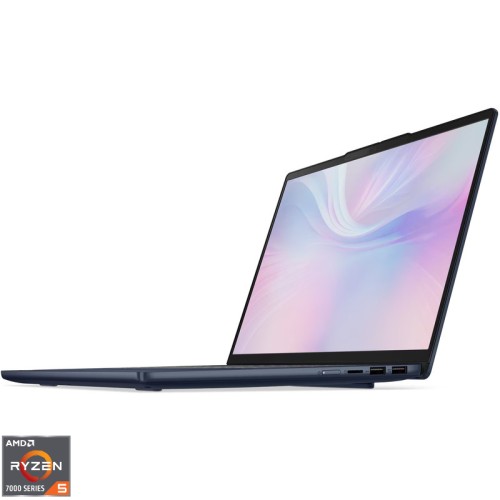 Ultrabook Lenovo 14'' IdeaPad Slim 5 14ARP10, WUXGA IPS, Procesor AMD Ryzen™ 5 7533HS (16M Cache, up to 4.40 GHz), 16GB DDR5, 512GB SSD, AMD Radeon 660M, No OS, Cosmic Blue