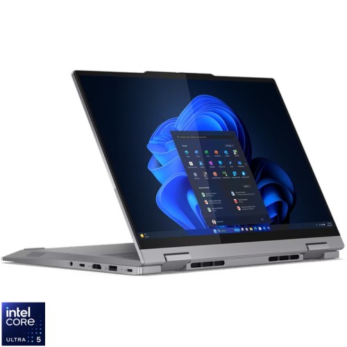 Ultrabook Lenovo 14'' ThinkBook 14 2-in-1 G4 IML, WUXGA IPS Touch, Procesor Intel® Core™ Ultra 5 125U (12M Cache, up to 4.30 GHz), 16GB DDR5, 512GB SSD, Intel Graphics, Win 11 Pro, Luna Grey