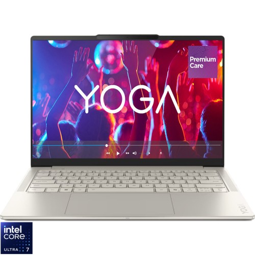 Ultrabook Lenovo 14'' Yoga Slim 7 14ILL10, 2.8K OLED 120Hz, Procesor Intel® Core™ Ultra 7 258V (12M Cache, up to 4.80 GHz), 32GB LPDDR5X, 1TB SSD, Intel Arc 140V, Win 11 Home, Seashell, 3Yr Onsite Premium Care