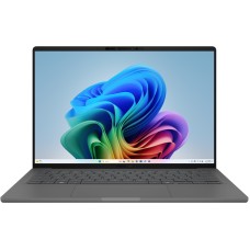 Ultrabook ASUS 14'' Zenbook A14 UX3407RA, WUXGA OLED, Procesor Qualcomm Snapdragon X Elite X1E-78-100, 32GB LPDDR5X, 1TB SSD, Qualcomm Adreno, Win 11 Pro, Iceland Grey