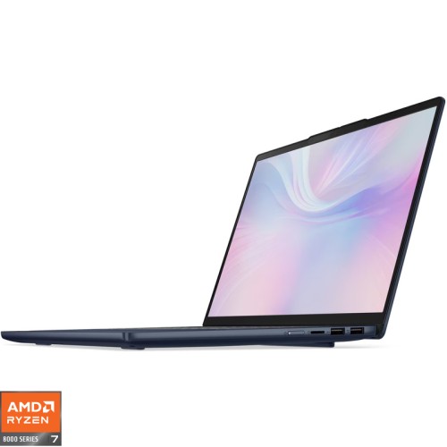 Ultrabook Lenovo 14'' IdeaPad Slim 5 14AHP10, WUXGA IPS, Procesor AMD Ryzen™ 7 8845HS (16M Cache, up to 5.10 GHz), 32GB DDR5, 1TB SSD, AMD Radeon 780M, No OS, Cosmic Blue