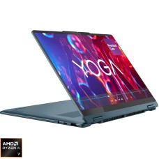 Ultrabook Lenovo 14'' Yoga 7 2-in-1 14AKP10, 2.8K OLED 120Hz Touch, Procesor AMD Ryzen™ Al 7 350 (16M Cache, up to 5.0 GHz), 32GB LPDDR5X, 1TB SSD, AMD Radeon 860M, Win 11 Home, Tidal Teal, 3Yr Onsite Premium Care